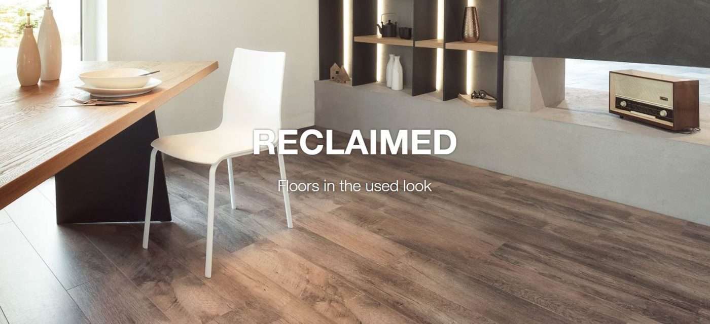 Reclaimed. Suelos laminados con estilo vintage