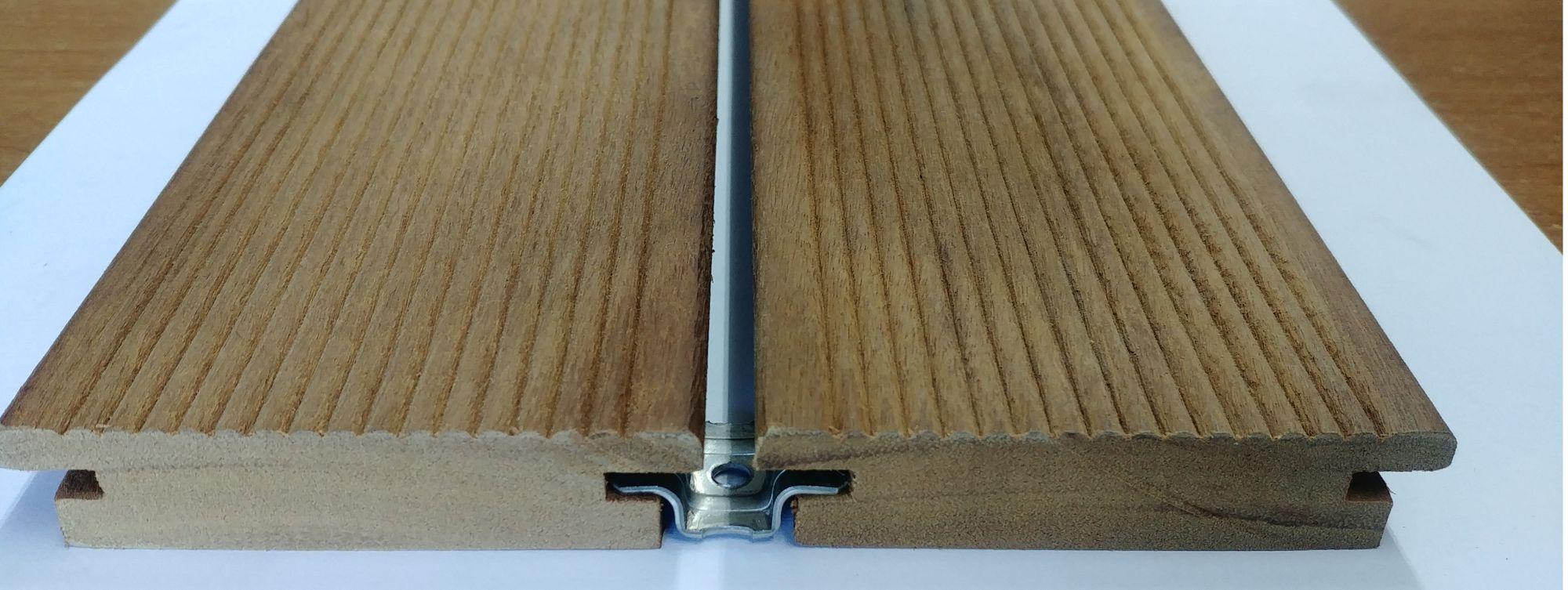 Detalle Montaje Tarima Exterior Deck Itauba Ranurada