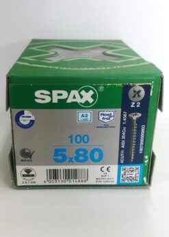 Tornillos para tarima exterior Spax 05X80