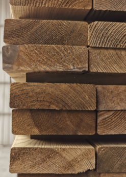 Madera Pino tratado Verde 95x28