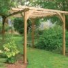 Pergola con postes 90x90