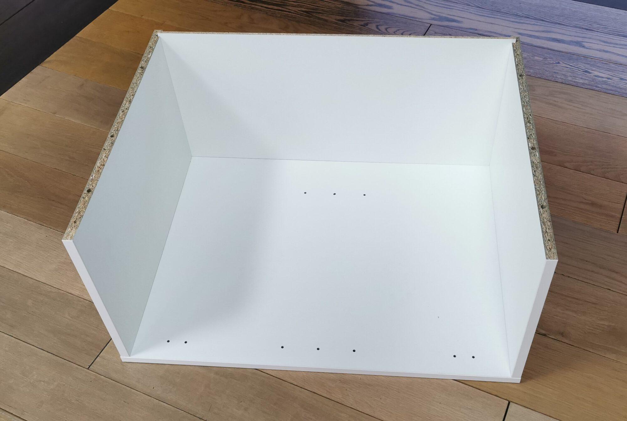 Módulo de Cocina Bajo Blanco 80x58 Horno/Fregadero