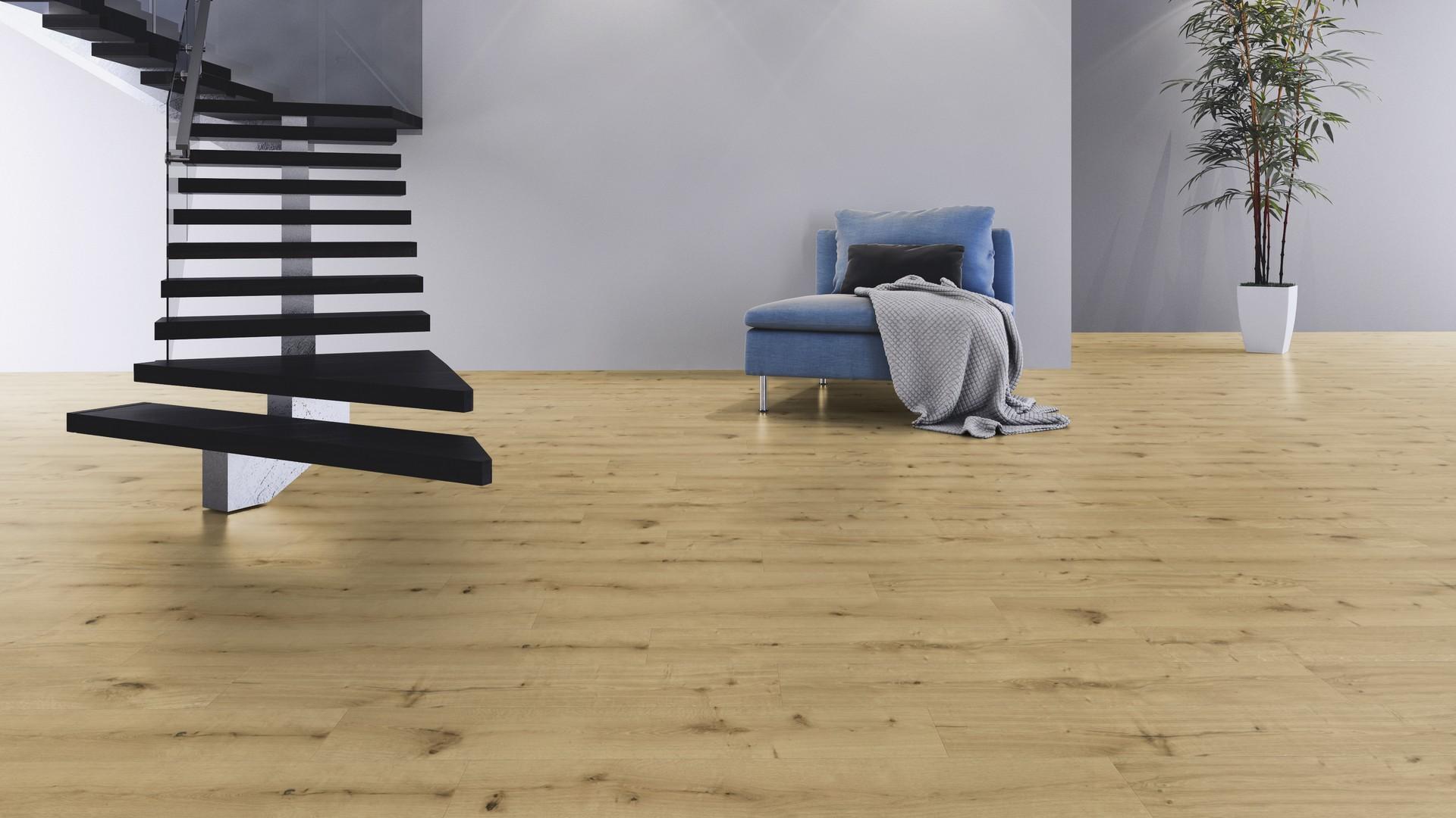 4,6m² Suelo vinílico adhesivo PVC tarima de vinilo parquet laminado color  blanco