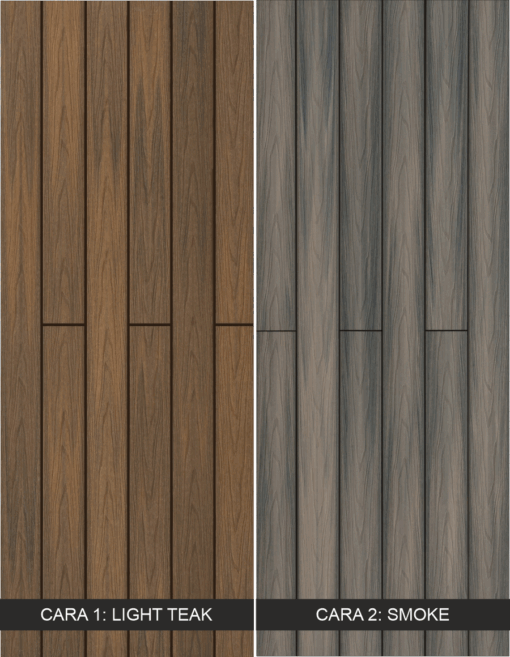Tarima Sintética MB-Deck Twin Encapsulada Light Teak/Smoke