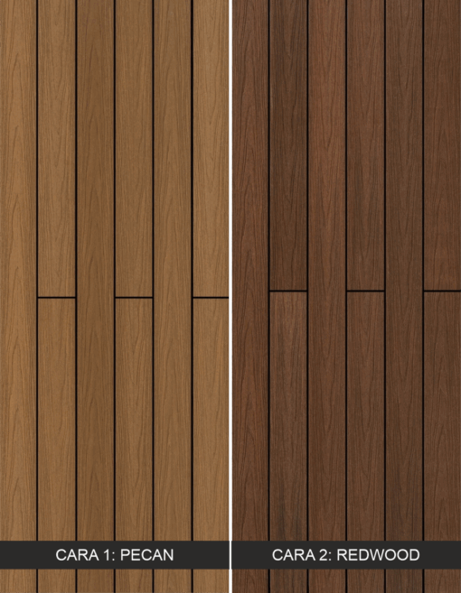 Tarima Sintética MB-Deck Twin Encapsulada Pecan/Redwood