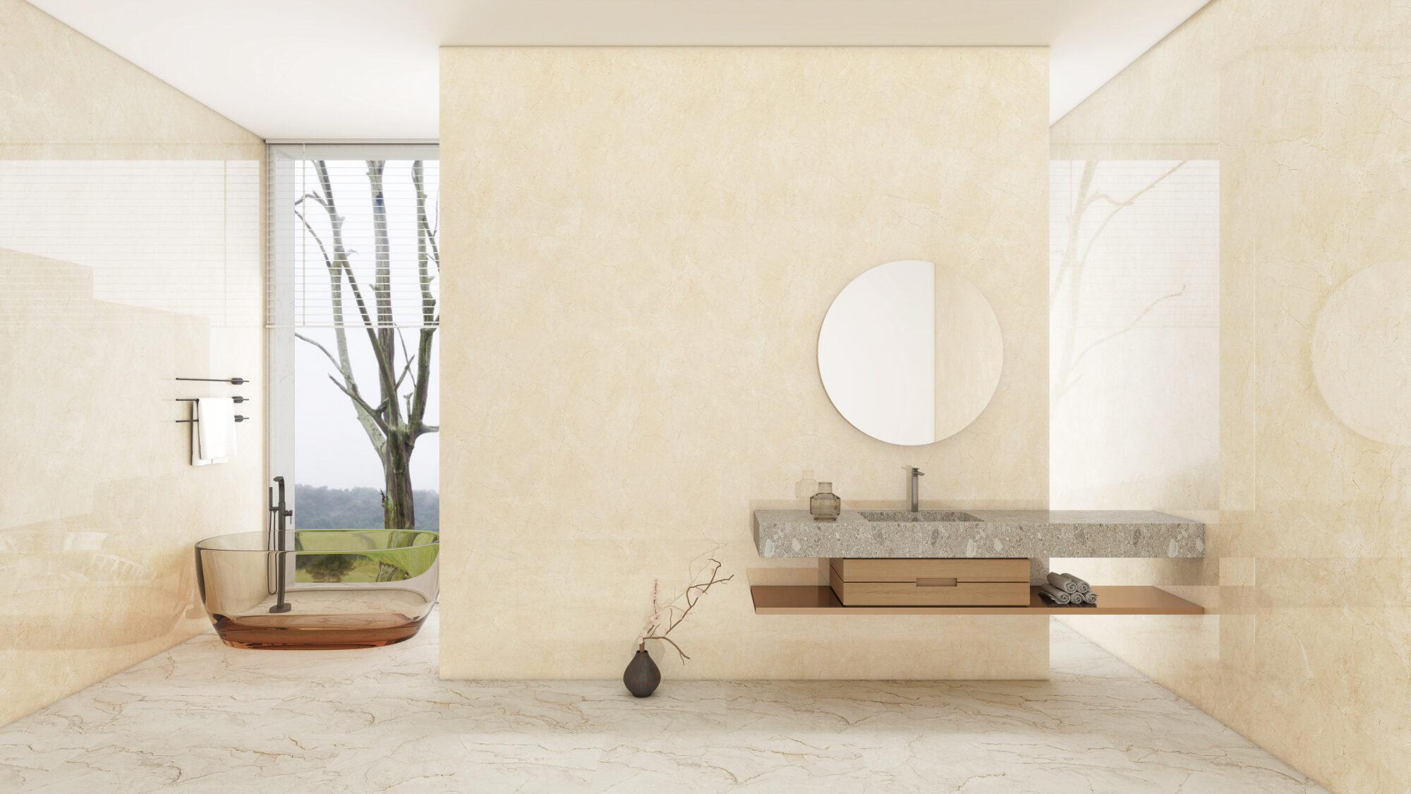 Panel SPC Verticalo Travertino