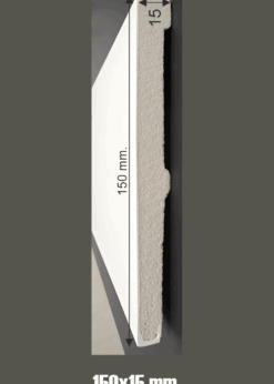 Zocalo PVC Blanco 150x15